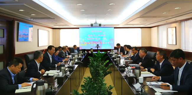 集團主要領(lǐng)導會見海南省人民政府省長沈曉明一行（圖）